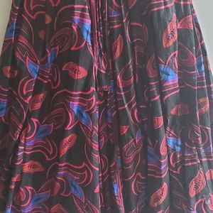 African print skirt